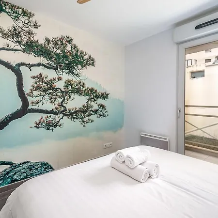 Brand New Flat Center Of Juan Les Pins 5 Min To The Beaches アパート *